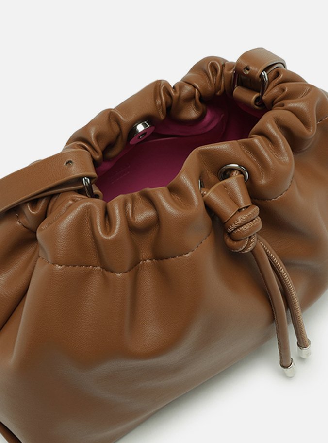 Bolsa Tiracolo Marrom Pequena
