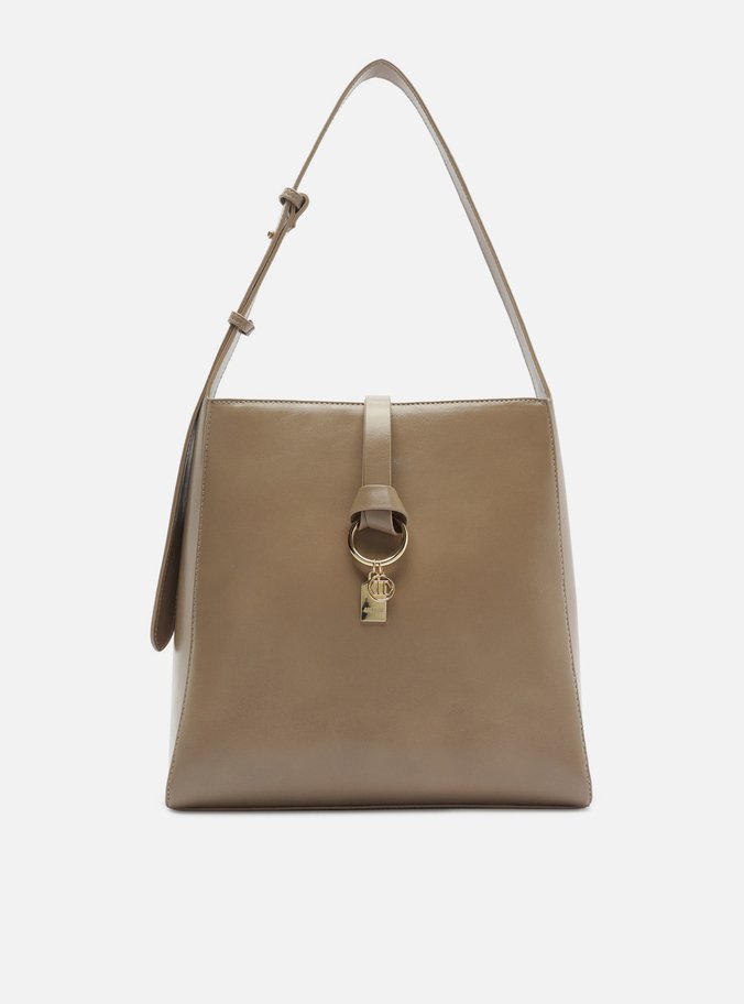 Bolsa Hobo Cinza Média Metais