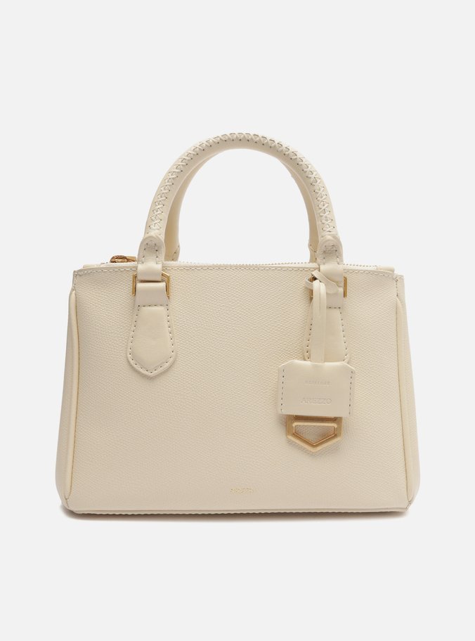 Tote Off-White Couro Média Bag Charm Metal