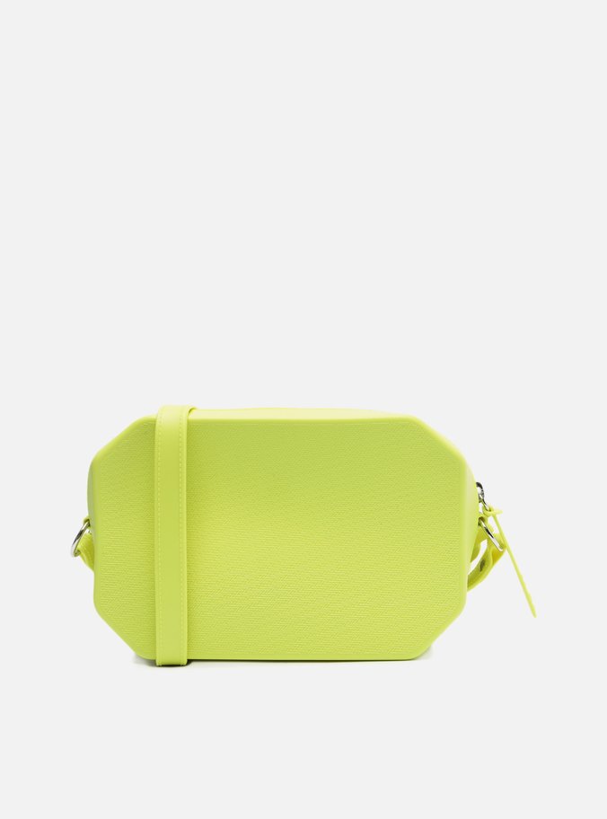 Bolsa Tiracolo Amarela Brizza Square Pequena