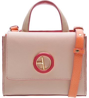 Bolsa Couro Tiracolo Mirella Multicolor