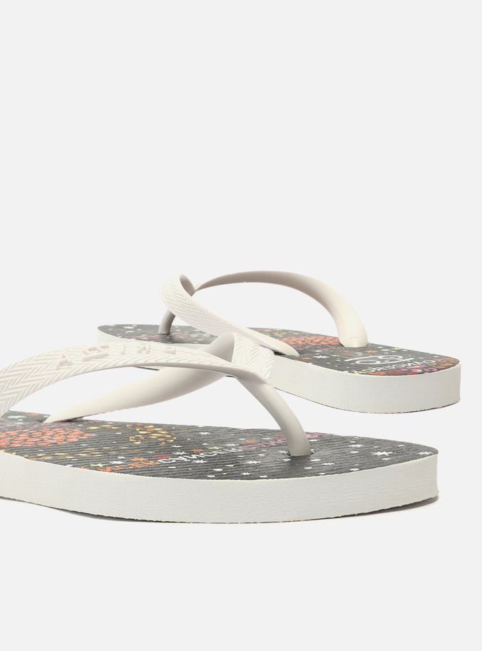 Chinelo de Dedo Branco Câncer Signos Brizza