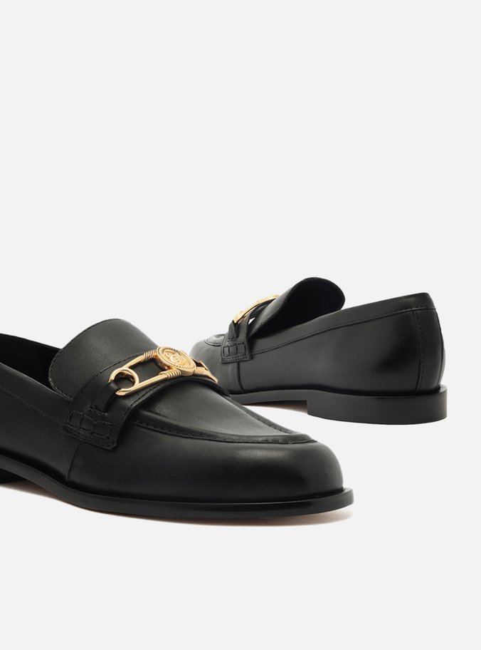 Mocassim Preto Couro Kopenhagen