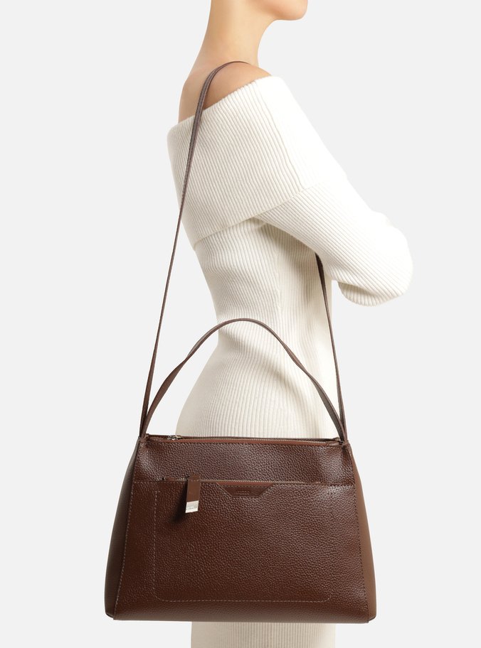 Bolsa Tote Marrom Escura Emilly Grande