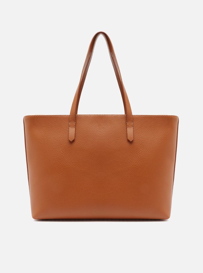 Bolsa Shopping Marrom Grande Bag Charm