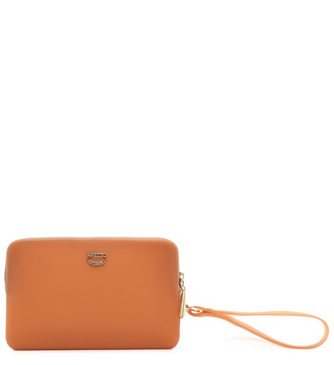 Necessaire Marrom Plástico Caramella