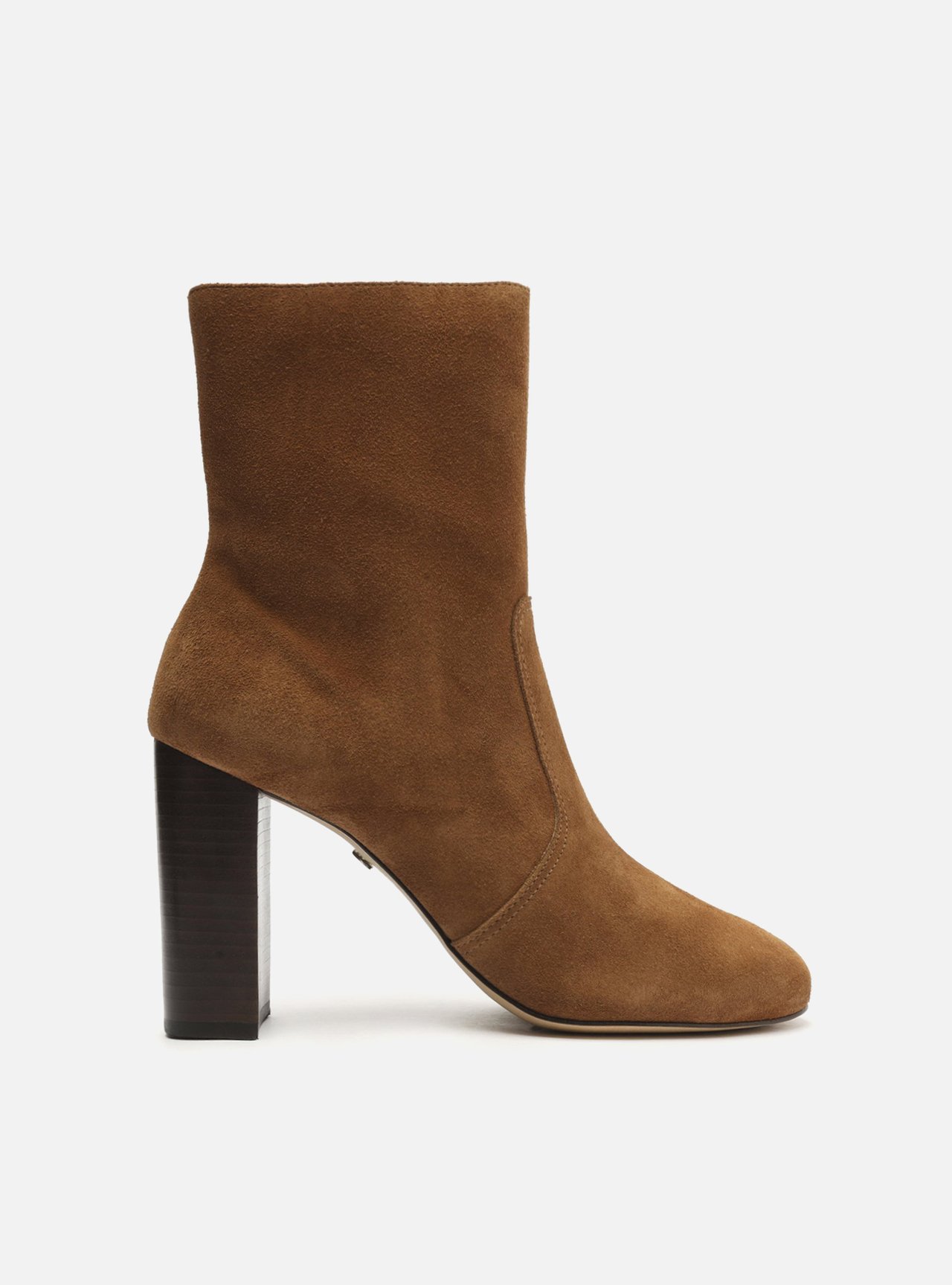 Bota camurça salto sales alto