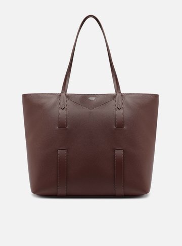 Bolsa Shopping Marrom Grande Tiras