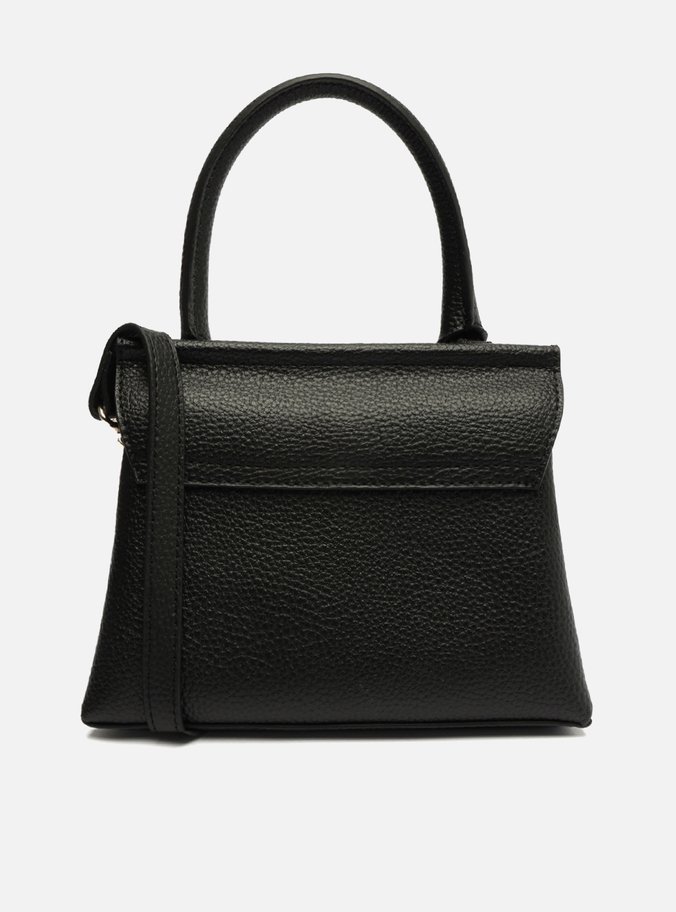 Bolsa Tiracolo Preta Pequena Tira Fivela