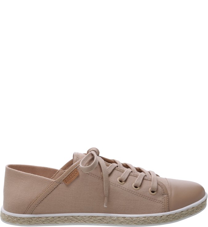 Tênis Flat Nude Crema