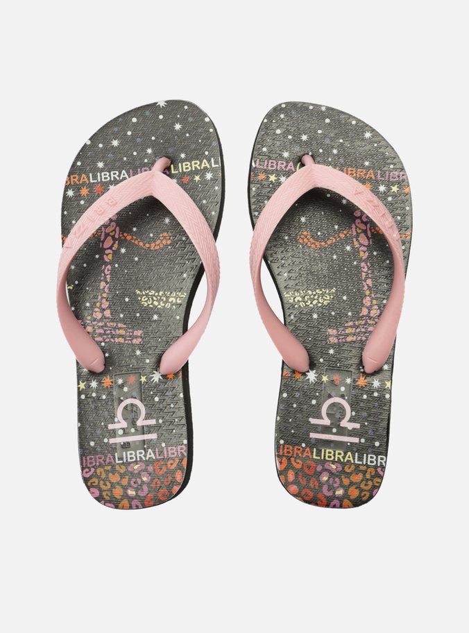 Chinelo de Dedo Rosa Libra Signos Brizza