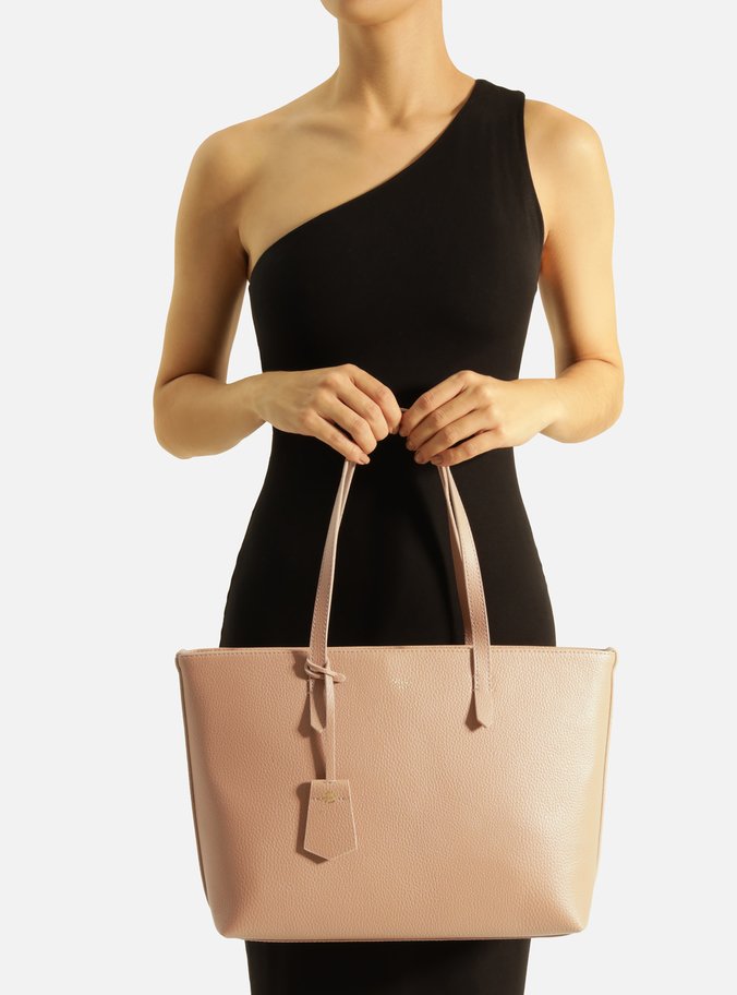 Bolsa Shopping Bege Manu Grande