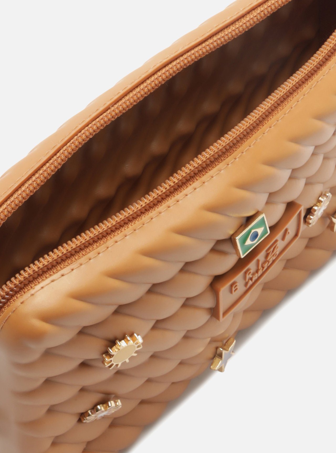 Clutch Marrom Pequena Brizza — foto 3