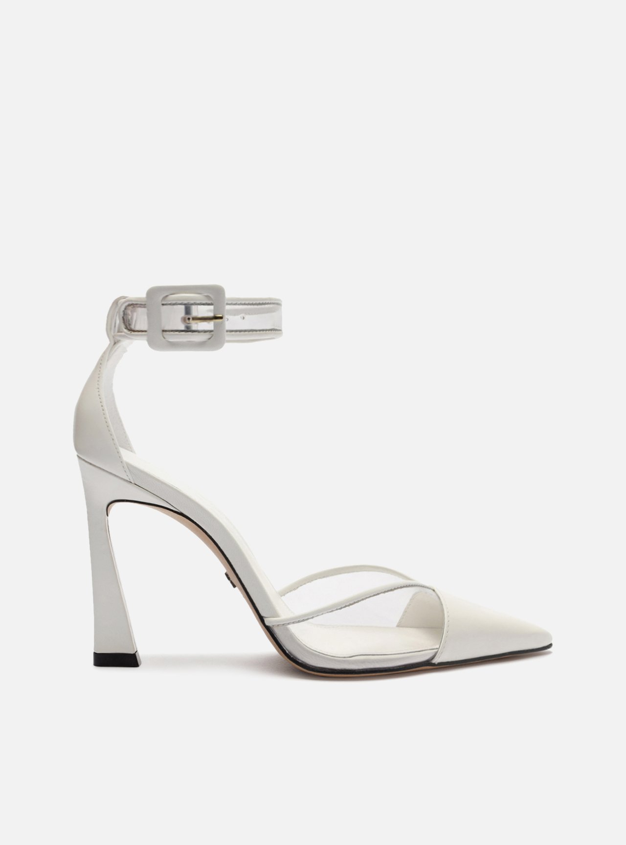 Scarpin vinil branco best sale