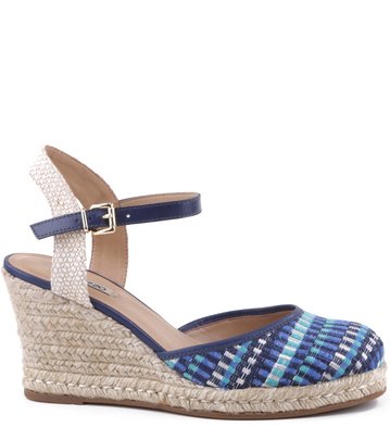 Espadrille Ethnic Pop Navy