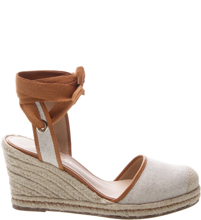 Espadrille Bow Natural