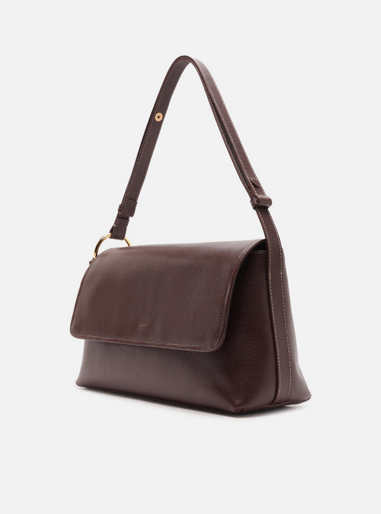 Bolsa Tiracolo Marrom Couro Grande Metais Lenny Niemeyer | Arezzo