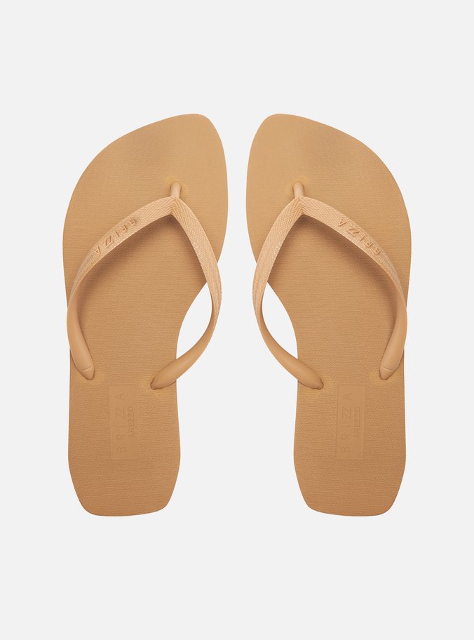 Chinelo de Dedo Nude Leaf Brizza
