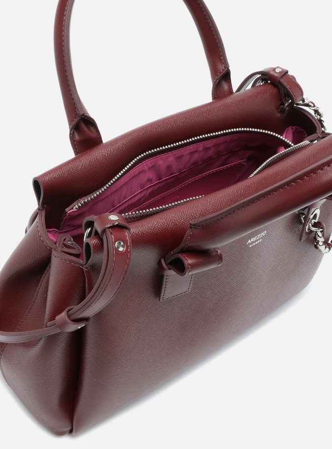 Bolsa Tote Vermelha Grande Corrente Extra