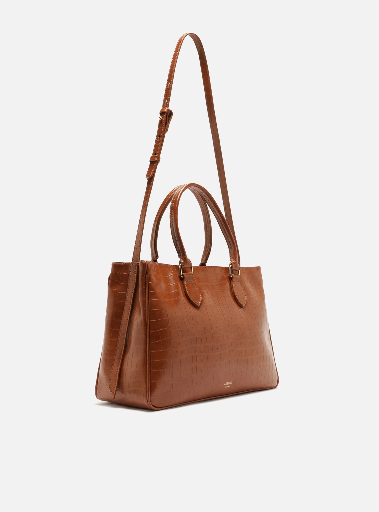 Bolsa Tote Marrom Grande — foto 5
