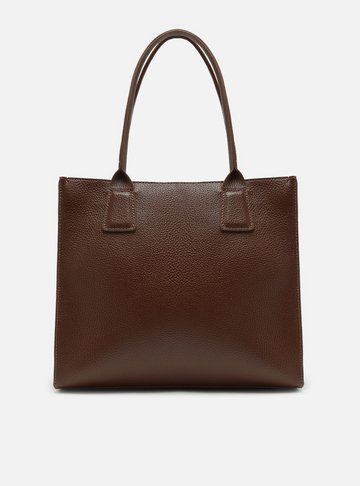 Bolsa Shopping Marrom Grande