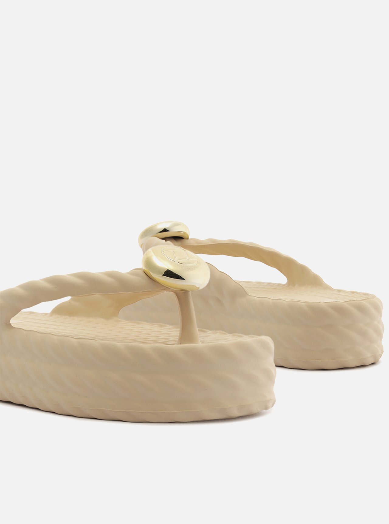 Sandália Branco Flatform Marrocos Mid — foto 4