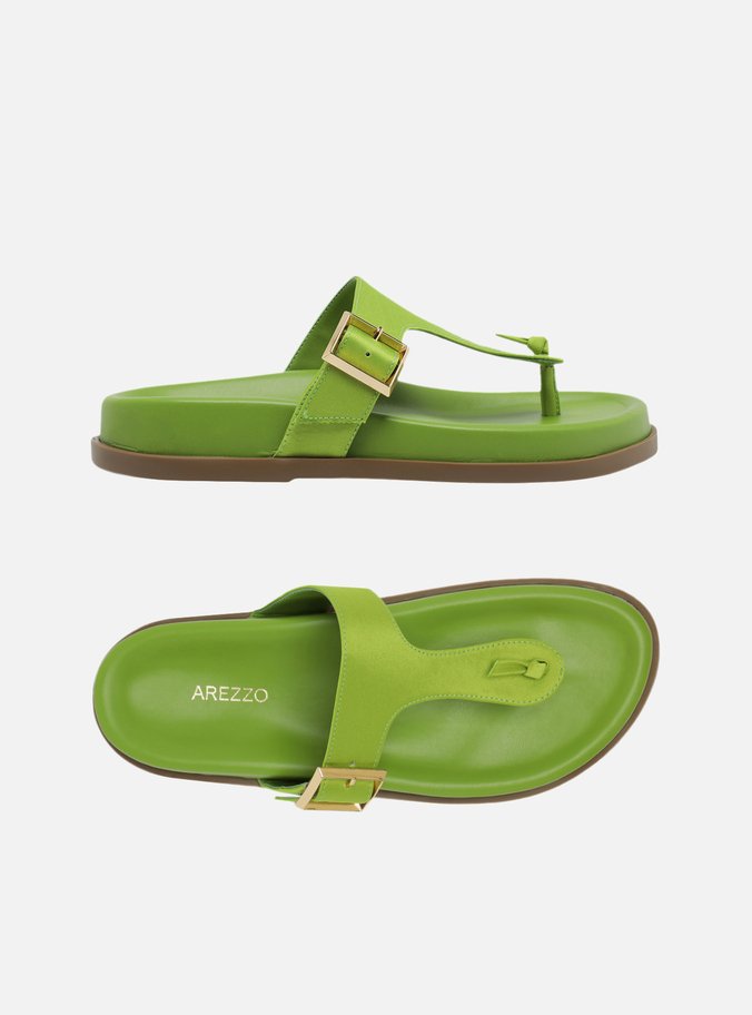 Papete Verde Cetim Bico Redondo