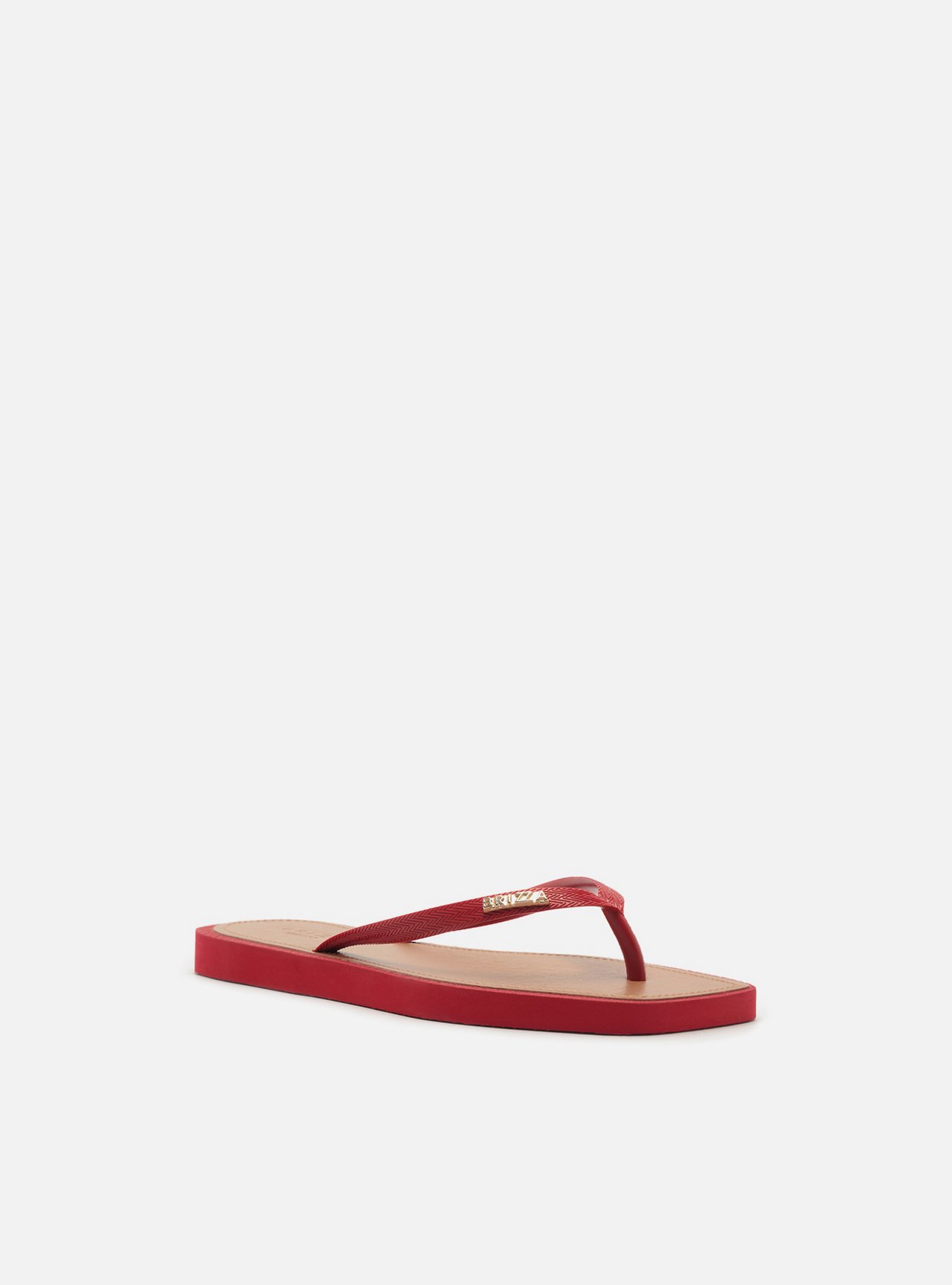 Chinelo de Dedo Vermelho Recouro Square Brizza — foto 2