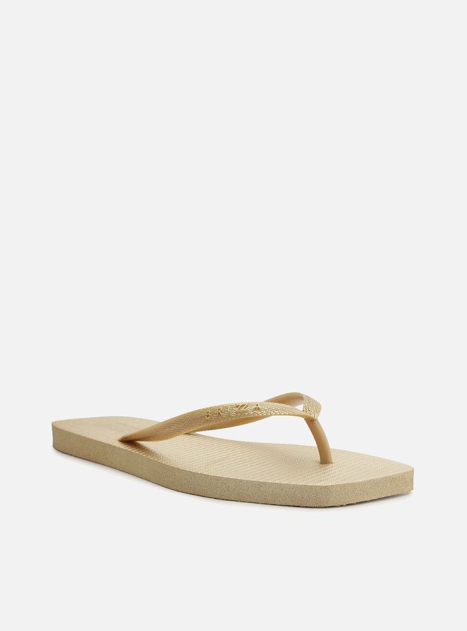 Chinelo de Dedo Dourado Square Brizza