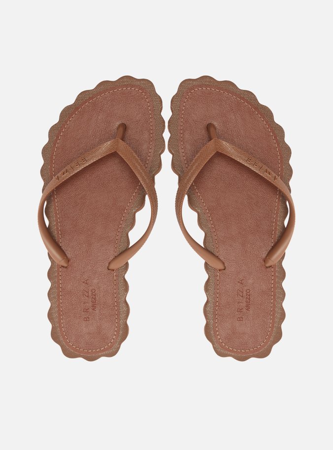 Chinelo de Dedo Marrom Recouro Daisy