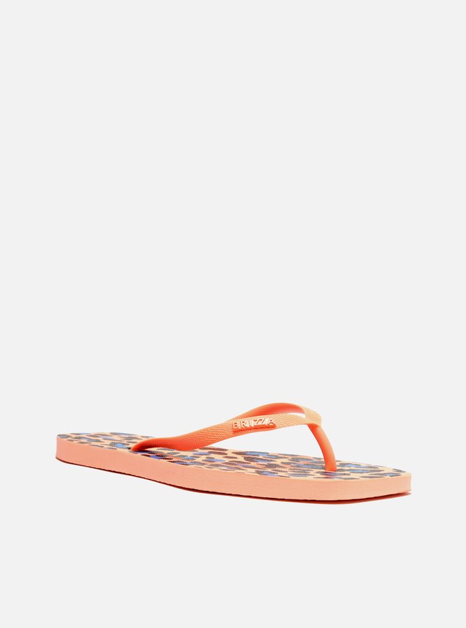 Chinelo de Dedo Laranja Brizza