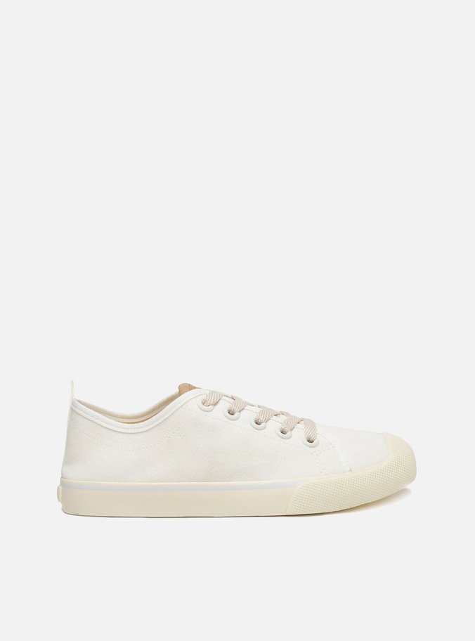 Tênis ZZ Play Branco e Off-white Lona