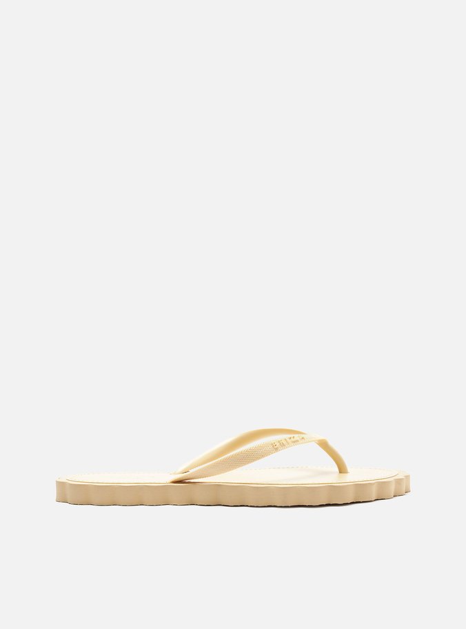 Chinelo de Dedo Bege Recouro Daisy