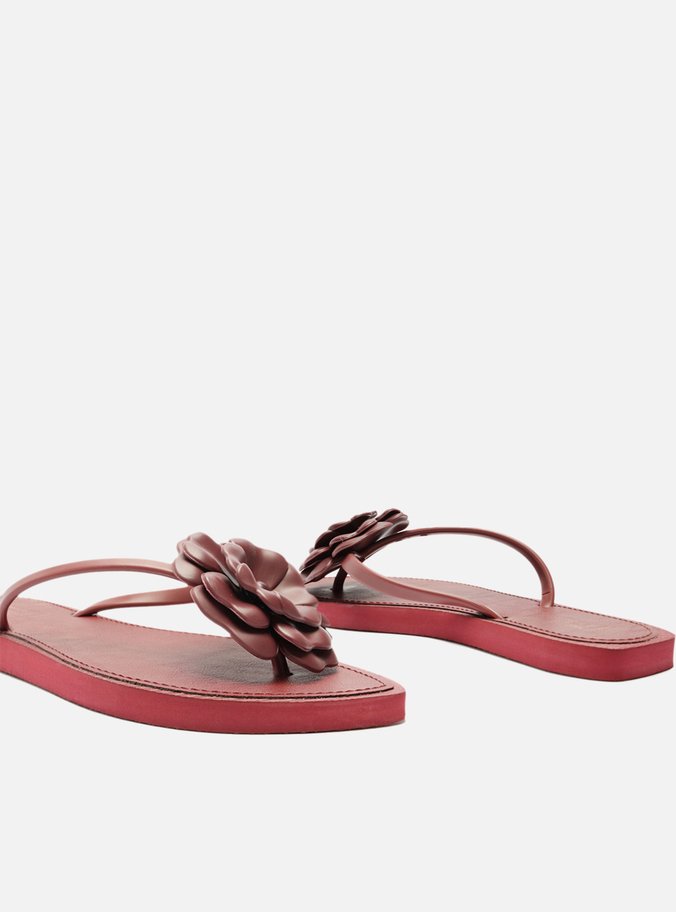 Chinelo de Dedo Vinho Flor Flash Brizza