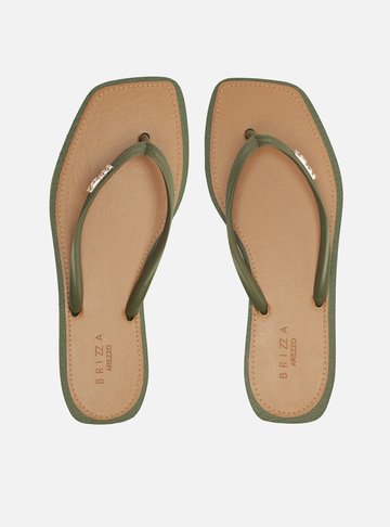 Chinelo de Dedo Verde Militar Recouro Square
