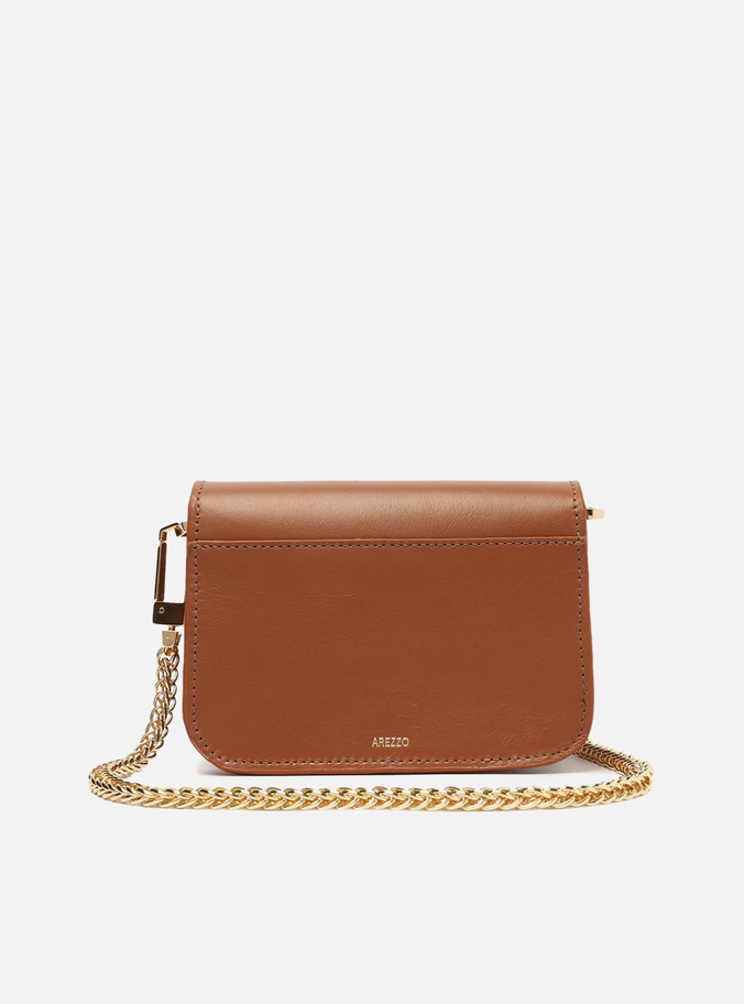 Bolsa Tiracolo Marrom Couro A001 Pequena