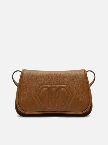 Bolsa Tiracolo Marrom Média
