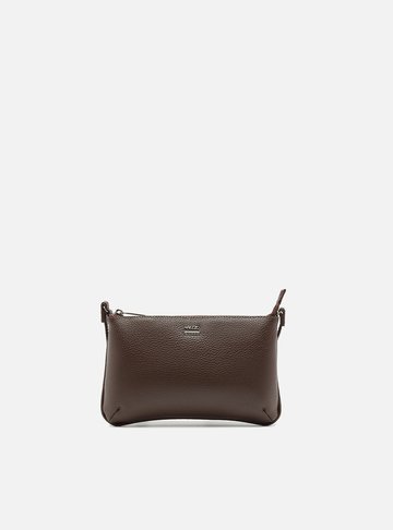Bolsa Tiracolo Marrom Dark Morgana Pequena