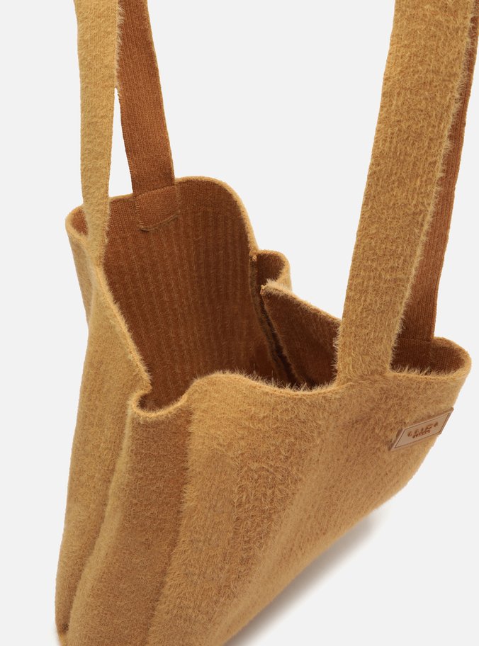Bolsa Shopping Marrom Pelo Mônaco Grande