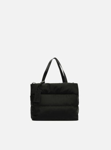 Bolsa Tiracolo Preta Nylon Gigi Pequena