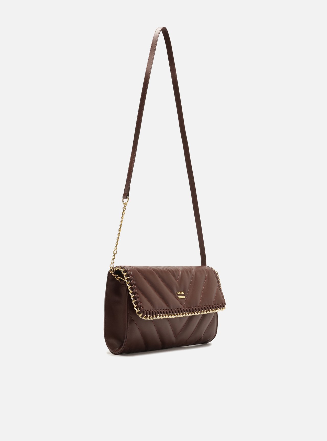 Bolsa Tiracolo Vermelha Média Matelassê Corrente — foto 5