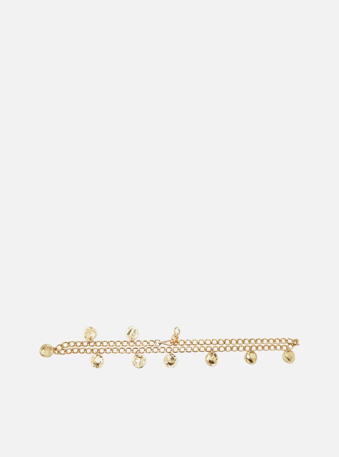 Cinto Dourado Corrente Medalhas