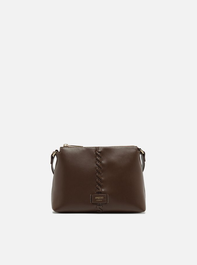 Bolsa Tiracolo Marrom Pequena