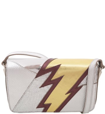 Bolsa Tiracolo Raio Silver