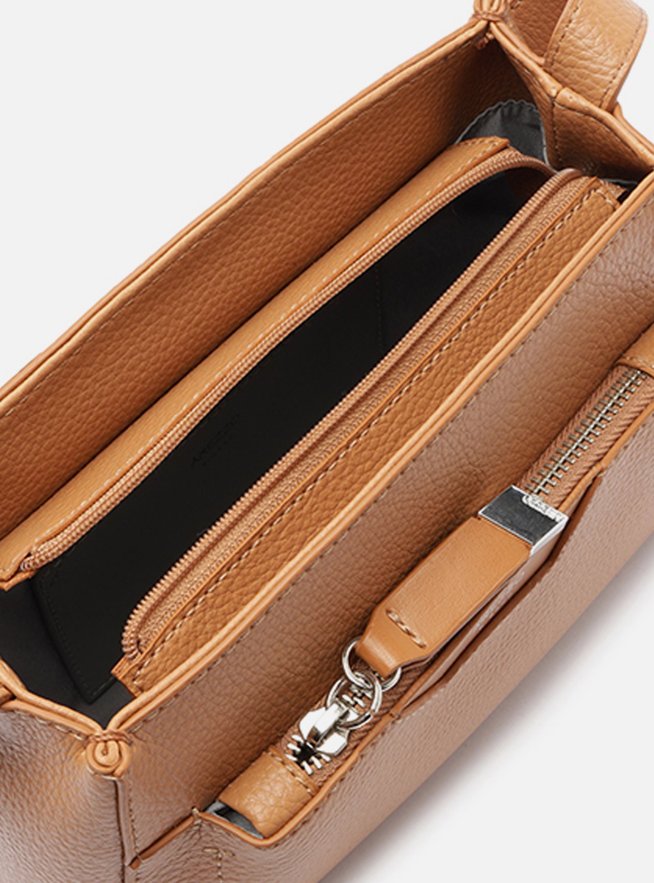 Bolsa Tiracolo Marrom Clara Emilly Pequena — foto 4