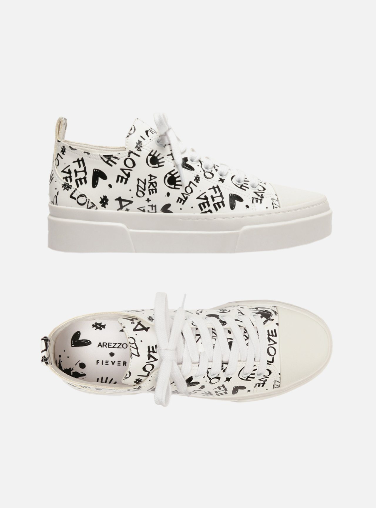 Tênis Branco Amarração ZZ Mov Fiever | Arezzo