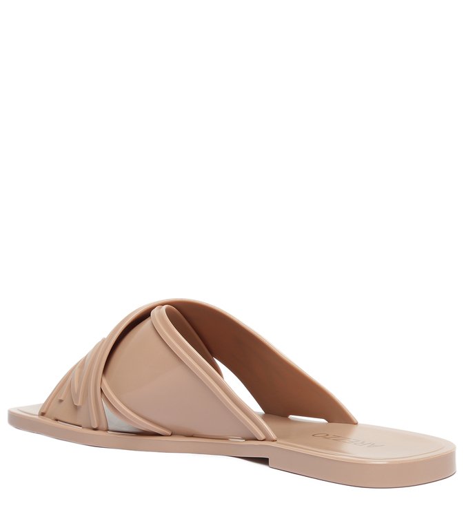 Rasteira Bico Quadrado Rosa Brizza