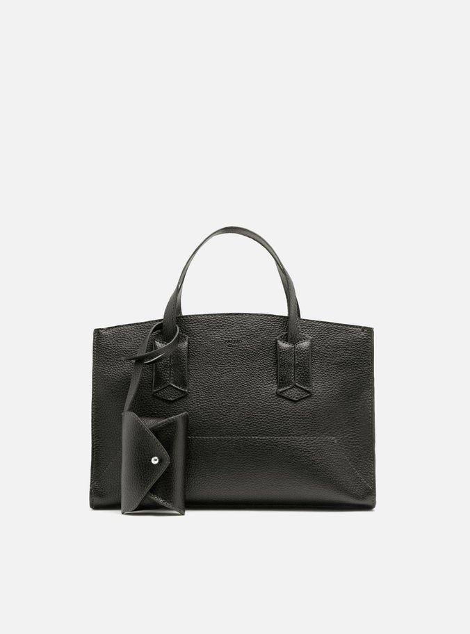 Bolsa Tote Preta Média Bag Charm
