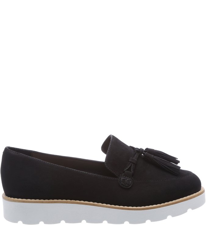 Mocassim Tratorado Nobuck Preto