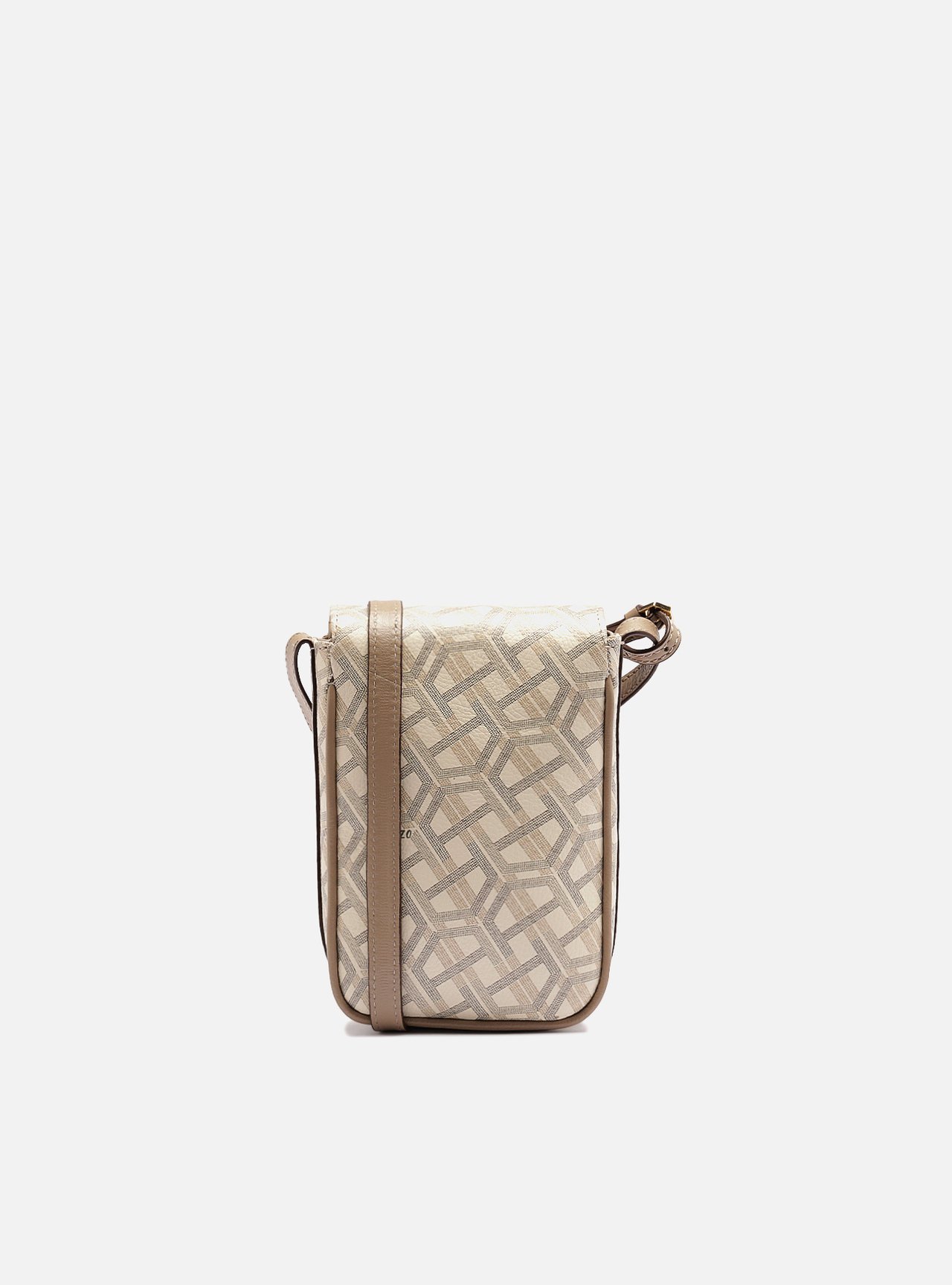 Bolsa Porta Celular Multineutra Couro Pequena Monograma — foto 3